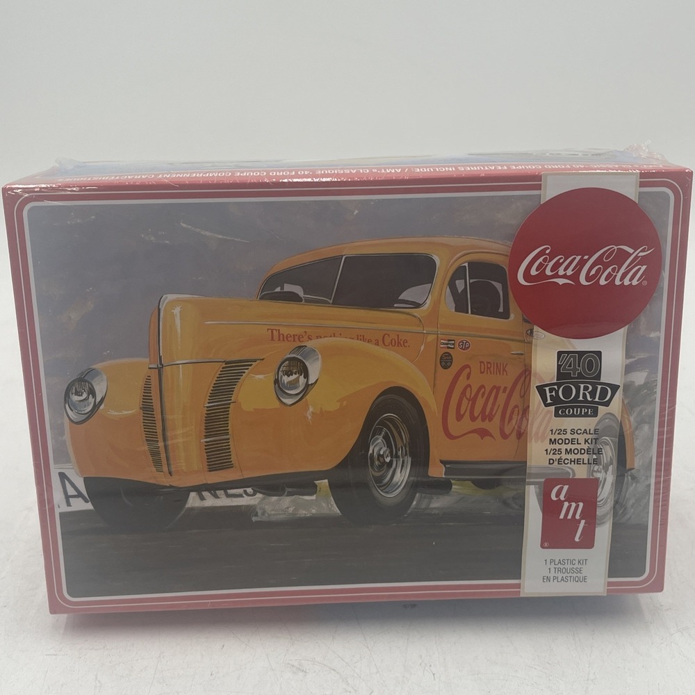 AMT 1940 Ford Coupe Coca Cola 1/25 Model Kit NEW Factory Sealed!